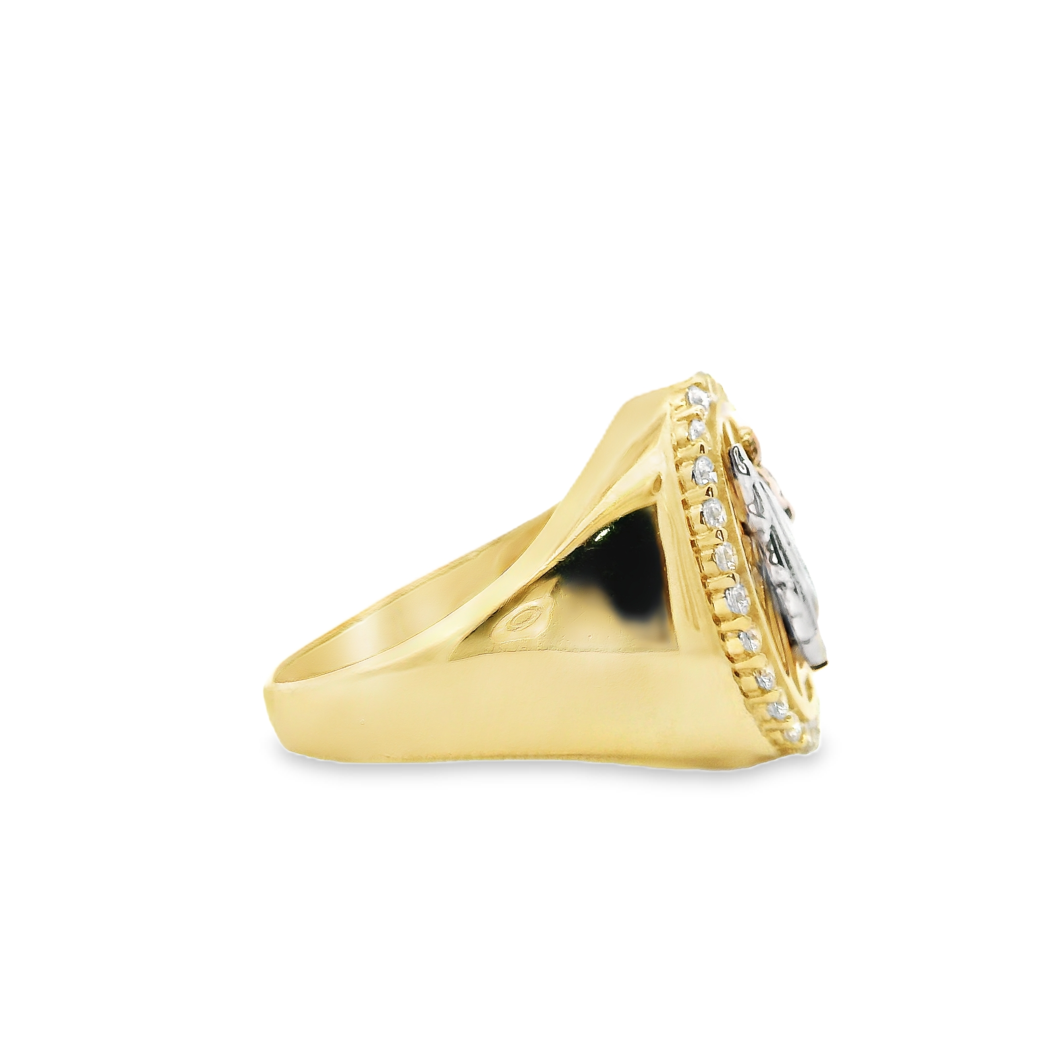 ANILLO DE ORO 14K CABALLERO