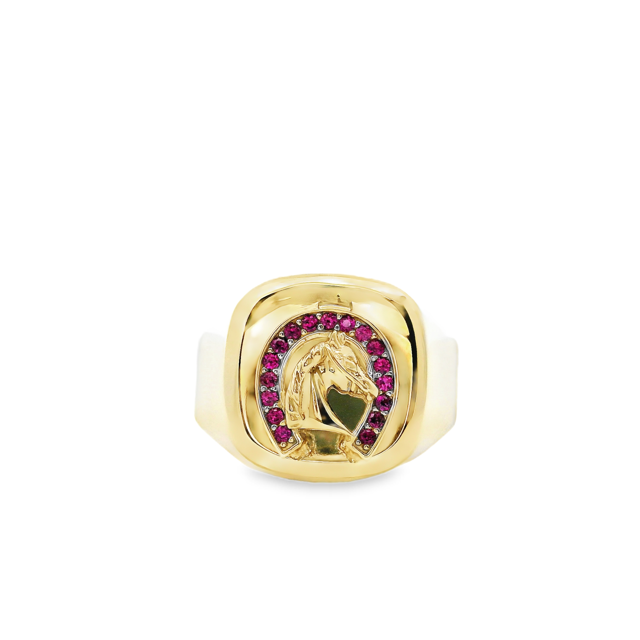 ANILLO DE ORO 14K CABALLERO