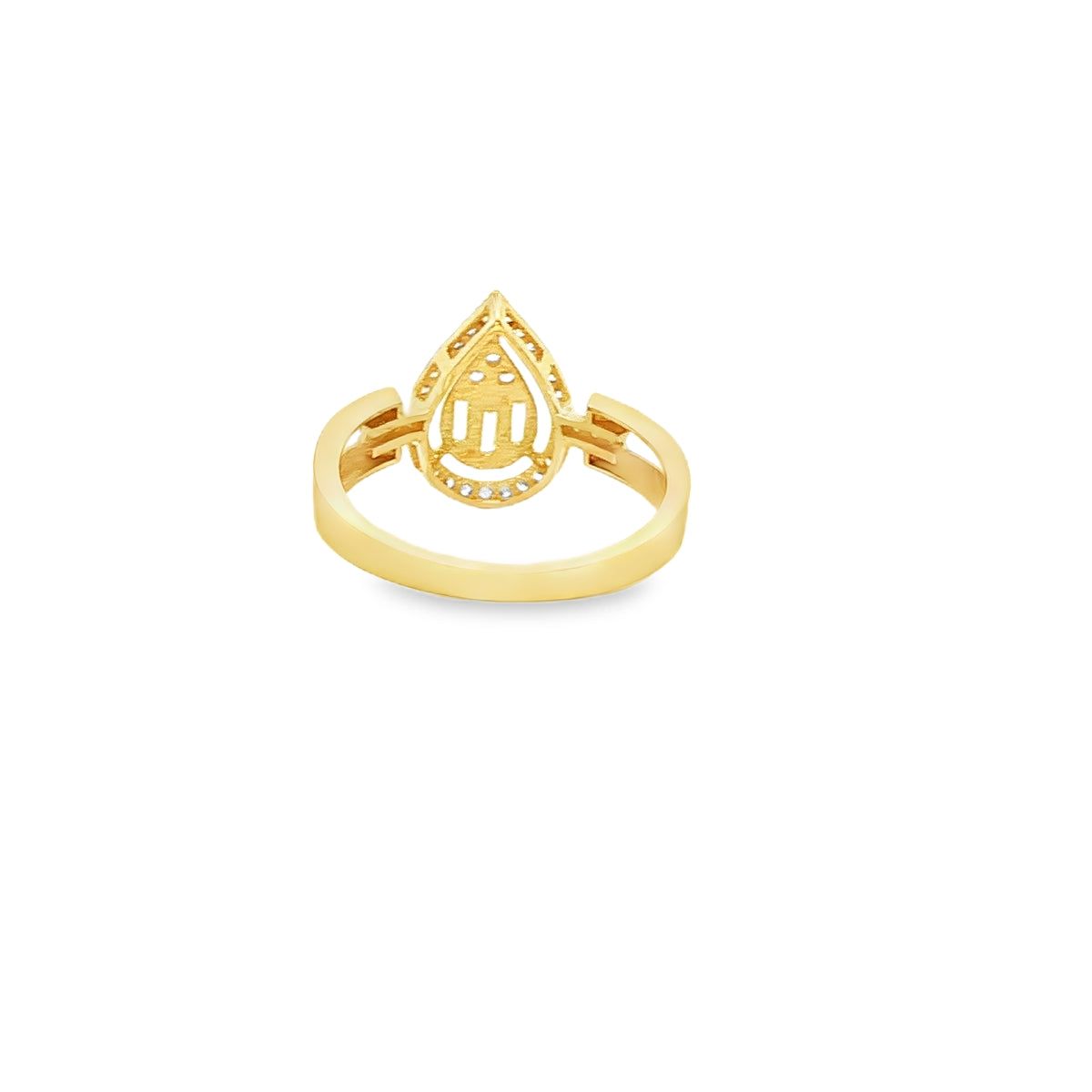 ANILLO SOLITARIO EN ORO AMARILLO 14K CON ZIRCONIA