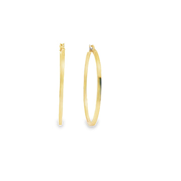 ARRACADAS DE TUBO DELGADO EN ORO 14KJ