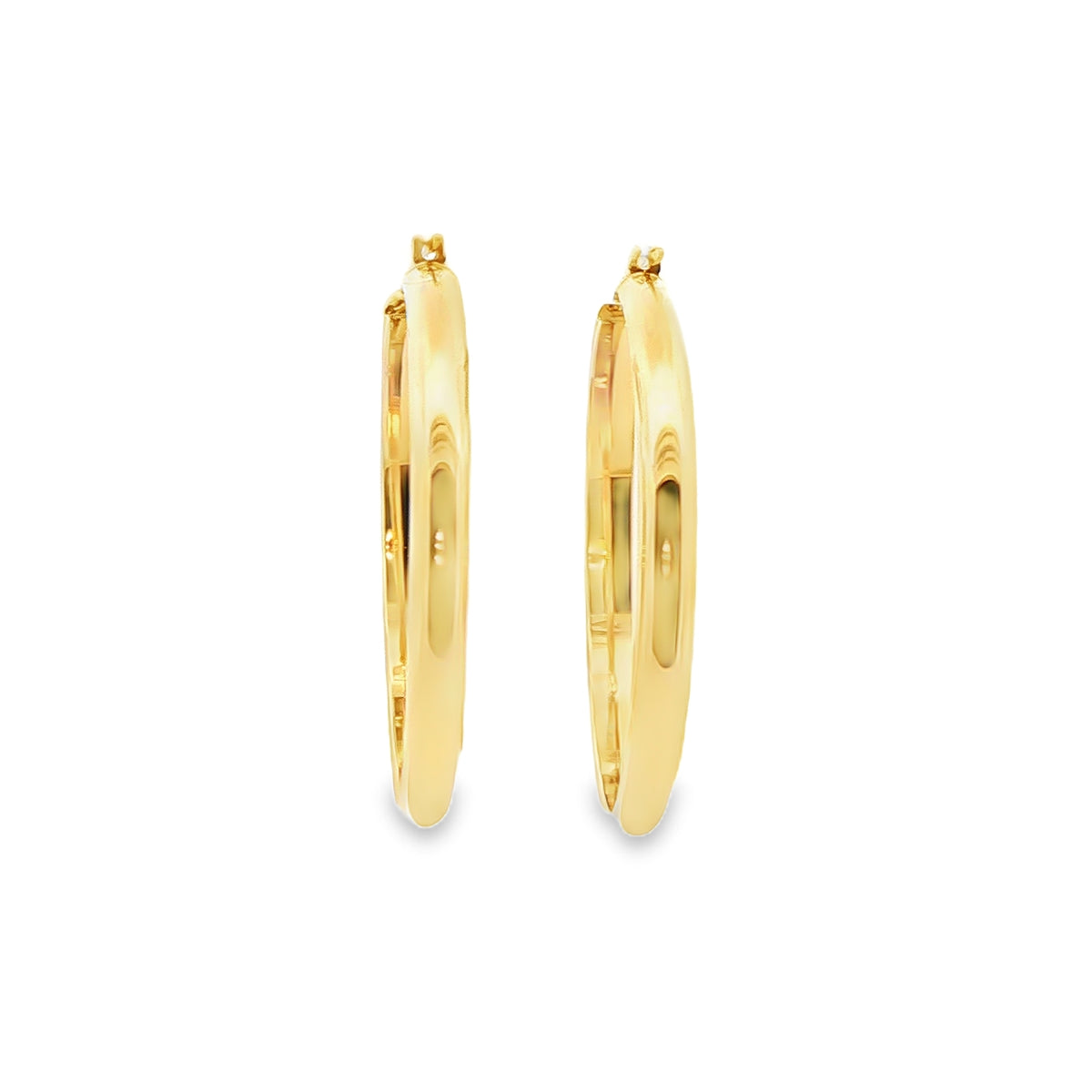 ARRACADAS LISAS DE ORO 14K