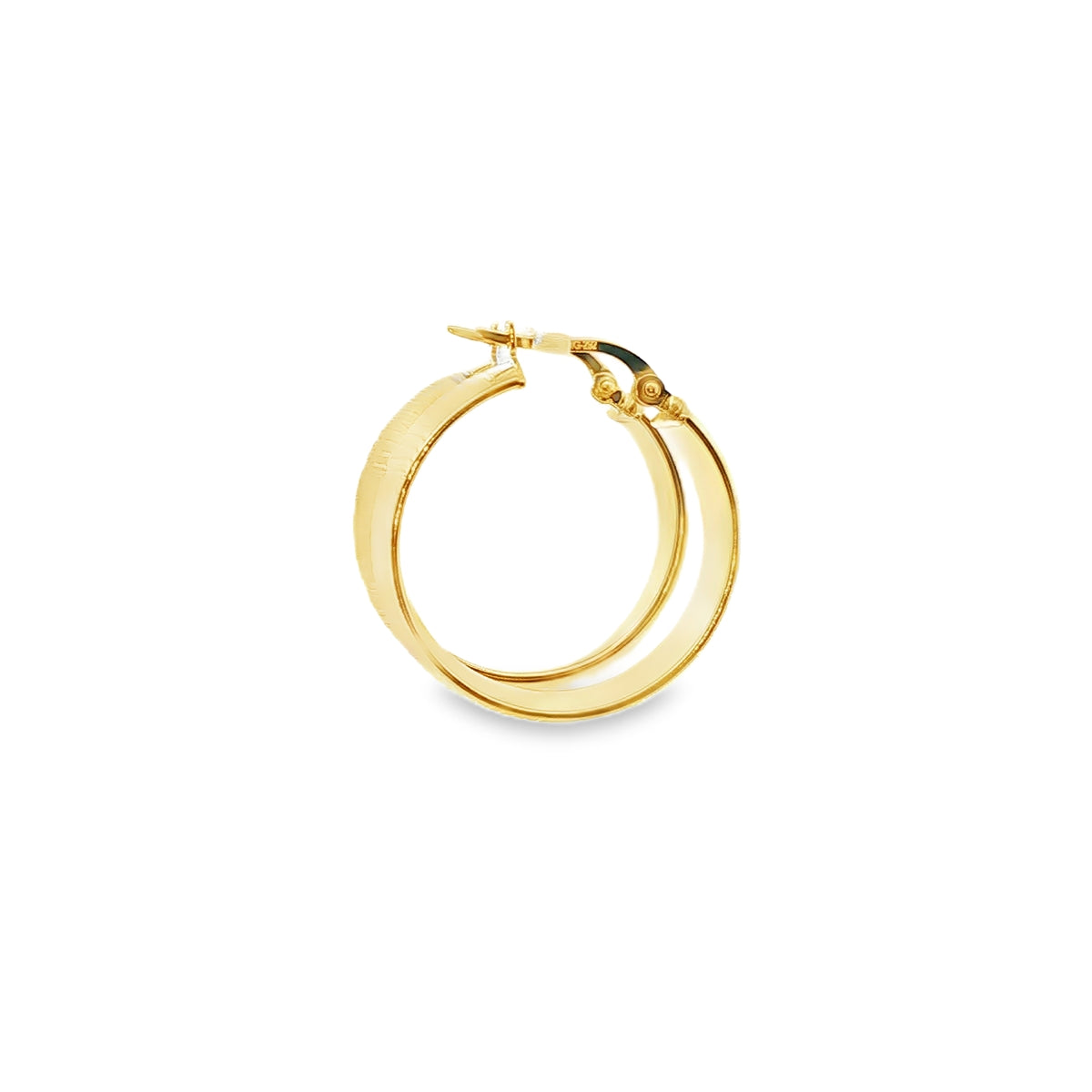 ARRACADAS HUECAS EN ORO DE 14K