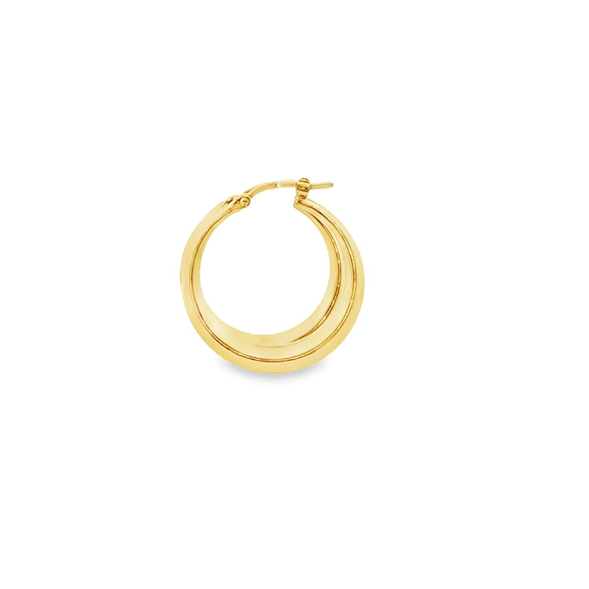 ARRACADAS LISAS DE ORO 14K