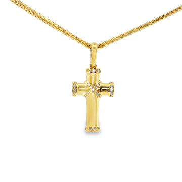 DIJE DE CRUZ EN ORO DE 14K