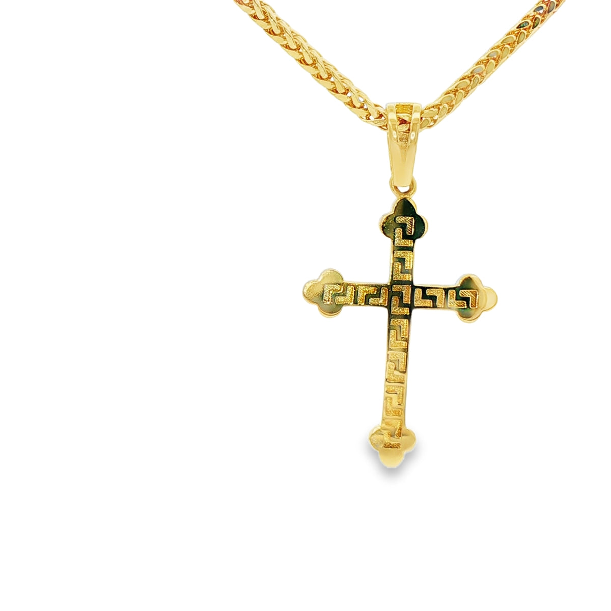 DIJE DE CRUZ EN ORO DE |4K