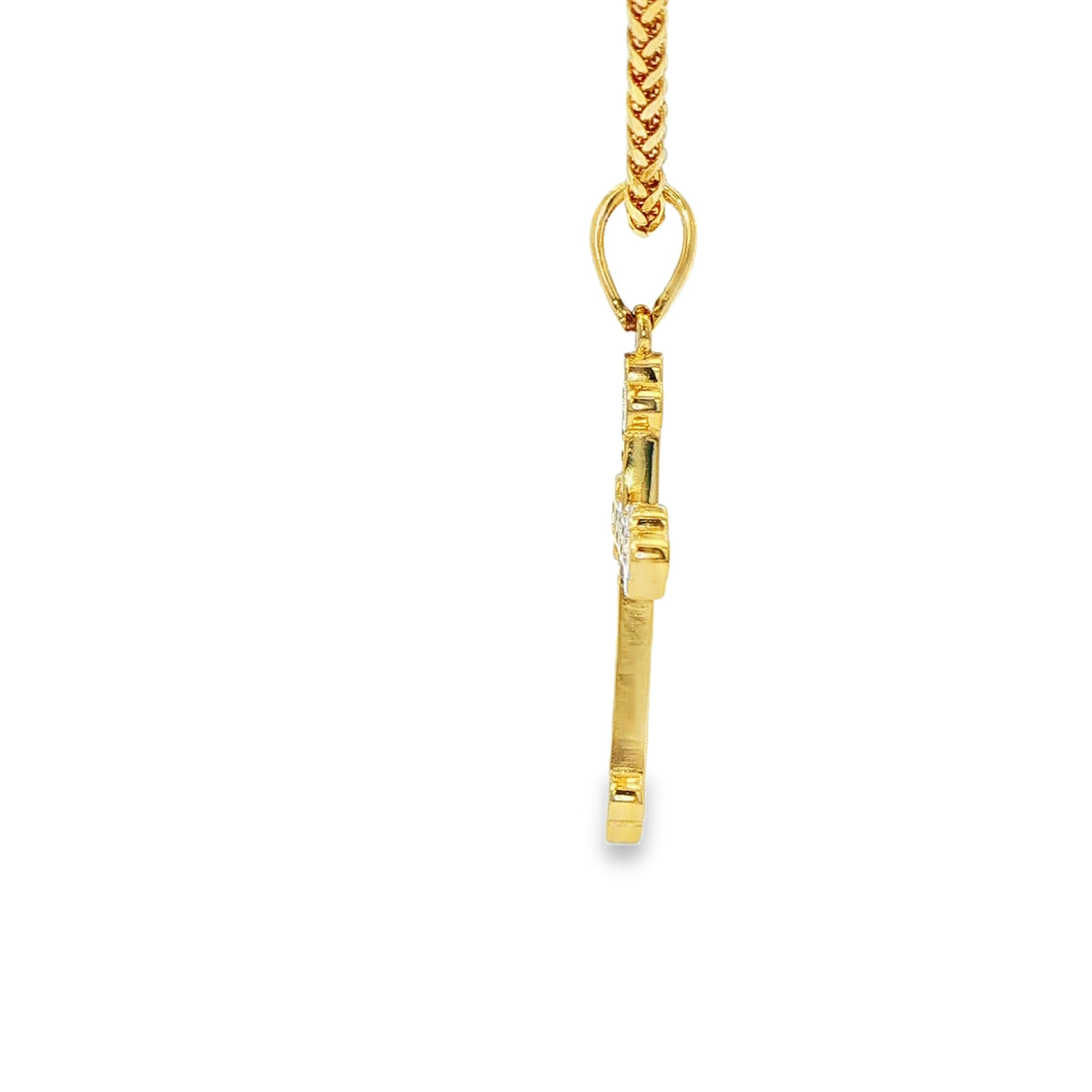 DIJE DE CRUZ EN ORO DE |4K