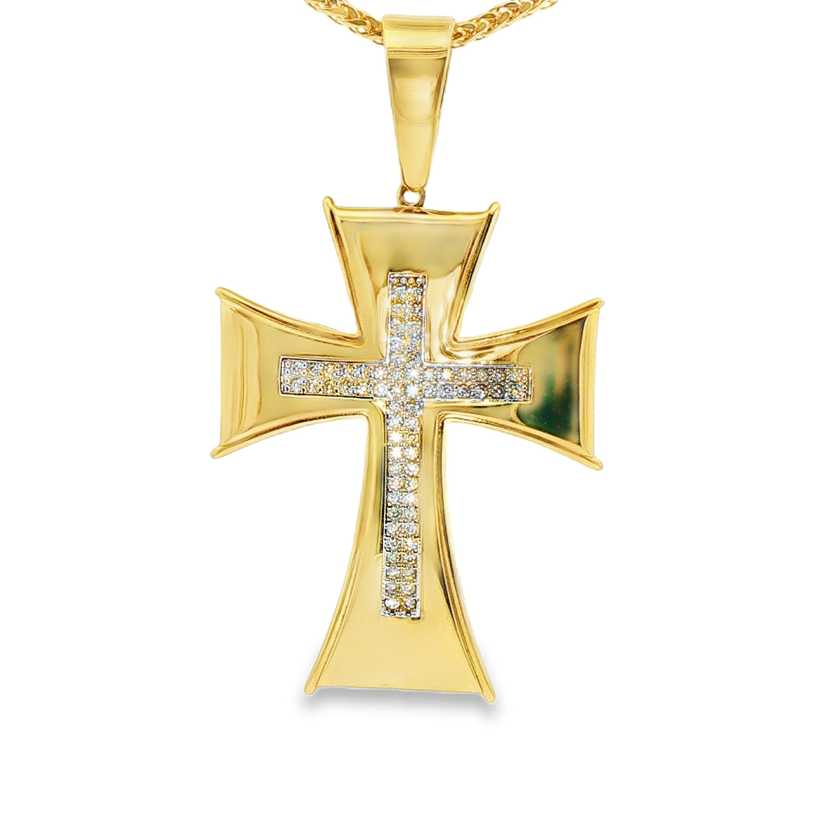 DIJE DE CRUZ EN ORO DE 14K