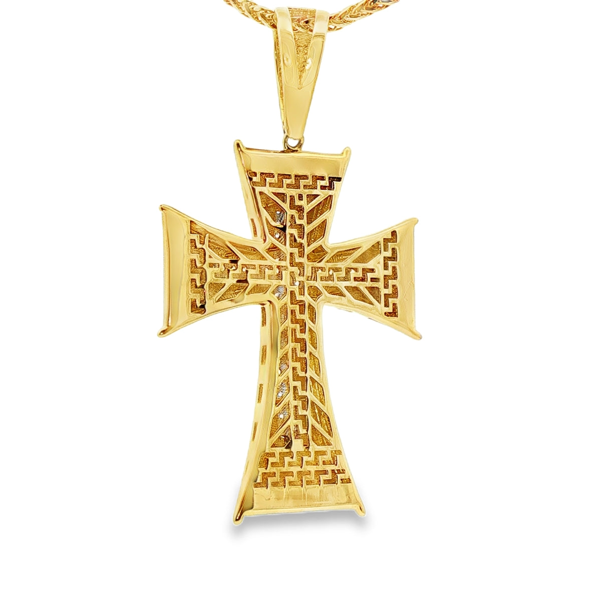 DIJE DE CRUZ EN ORO DE 14K