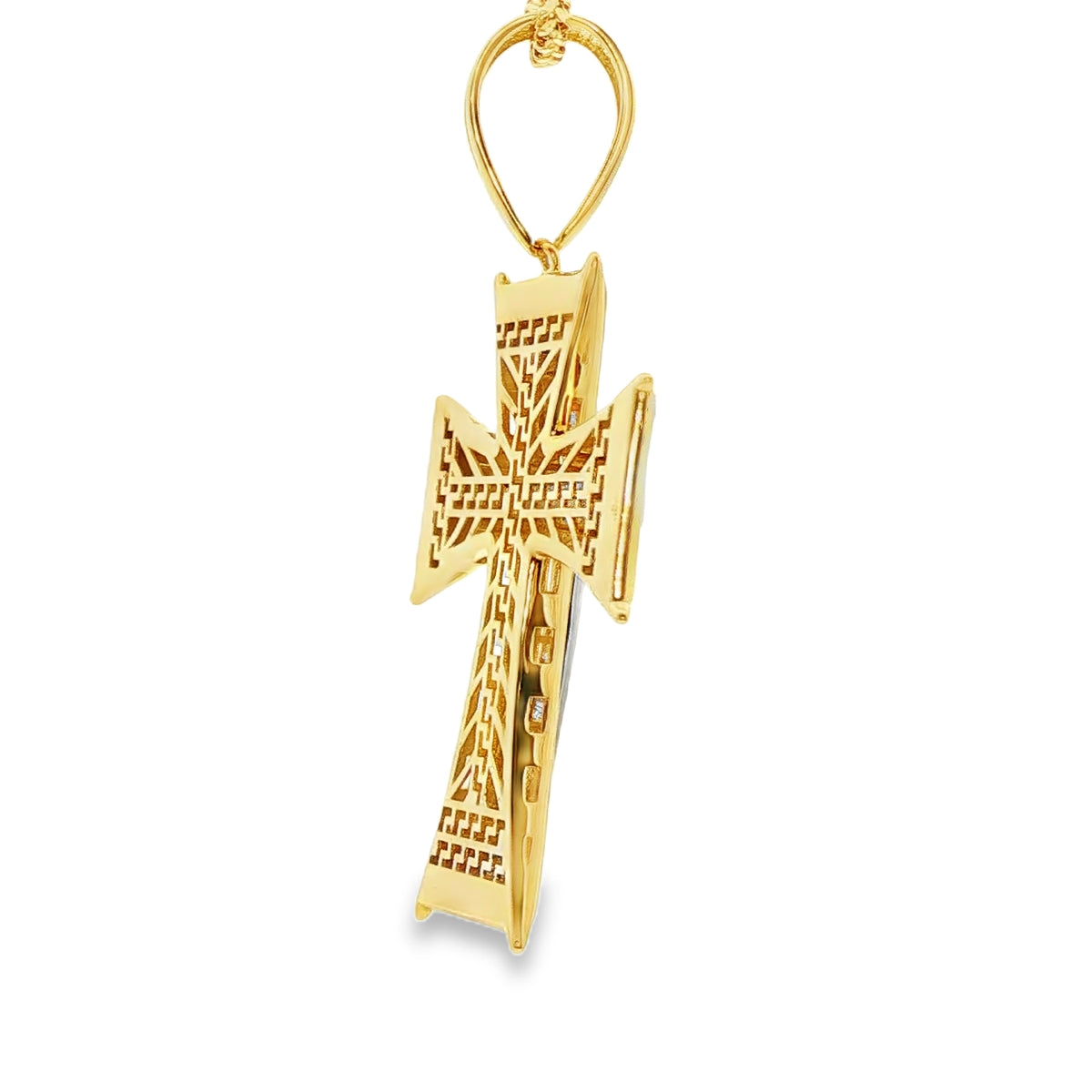 DIJE DE CRUZ EN ORO DE 14K