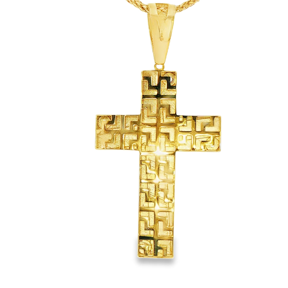 DIJE DE CRUZ EN ORO DE 14K