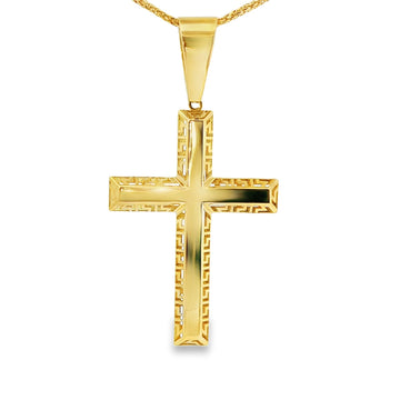 DIJE DE CRUZ EN ORO DE 14K