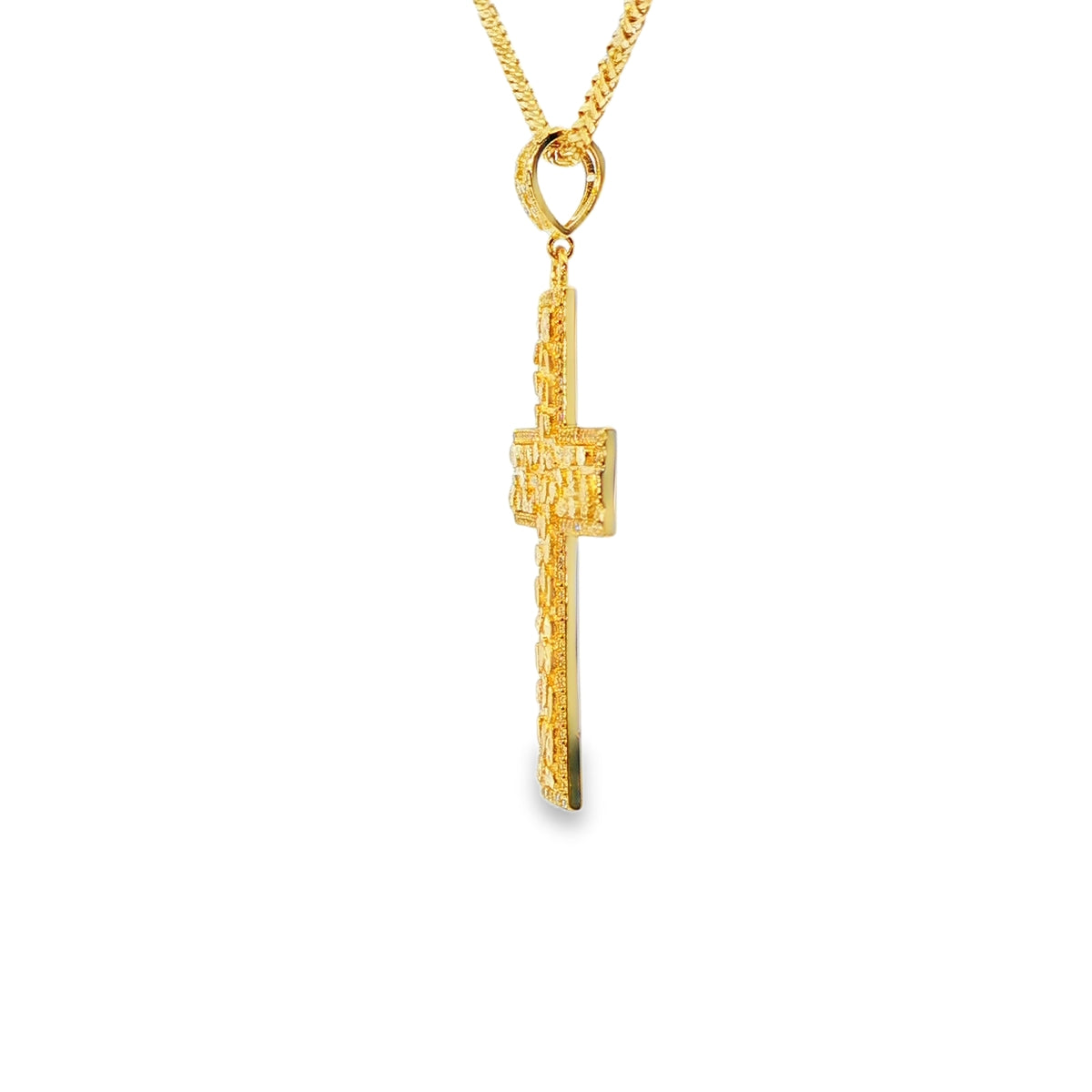 DIJE DE CRUZ EN ORO DE 14K