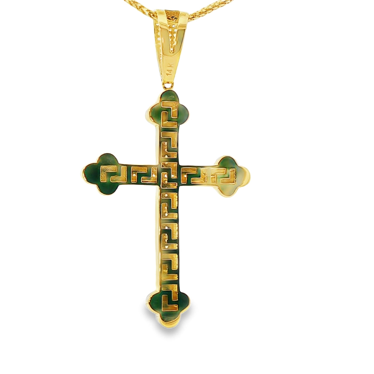 DIJE DE CRUZ EN ORO DE 14K