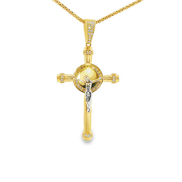 DIJE DE CRUZ EN ORO DE 14K
