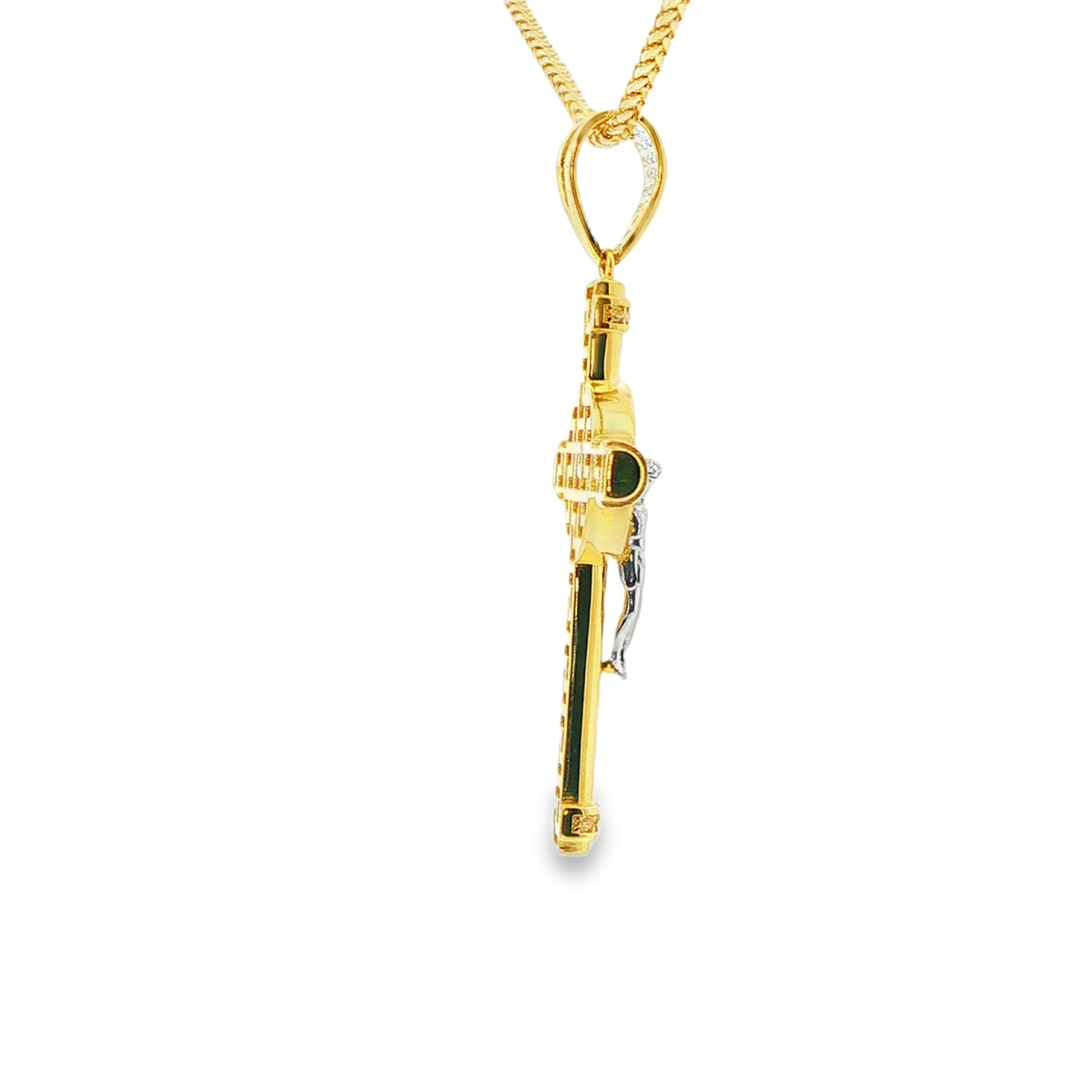 DIJE DE CRUZ EN ORO DE 14K