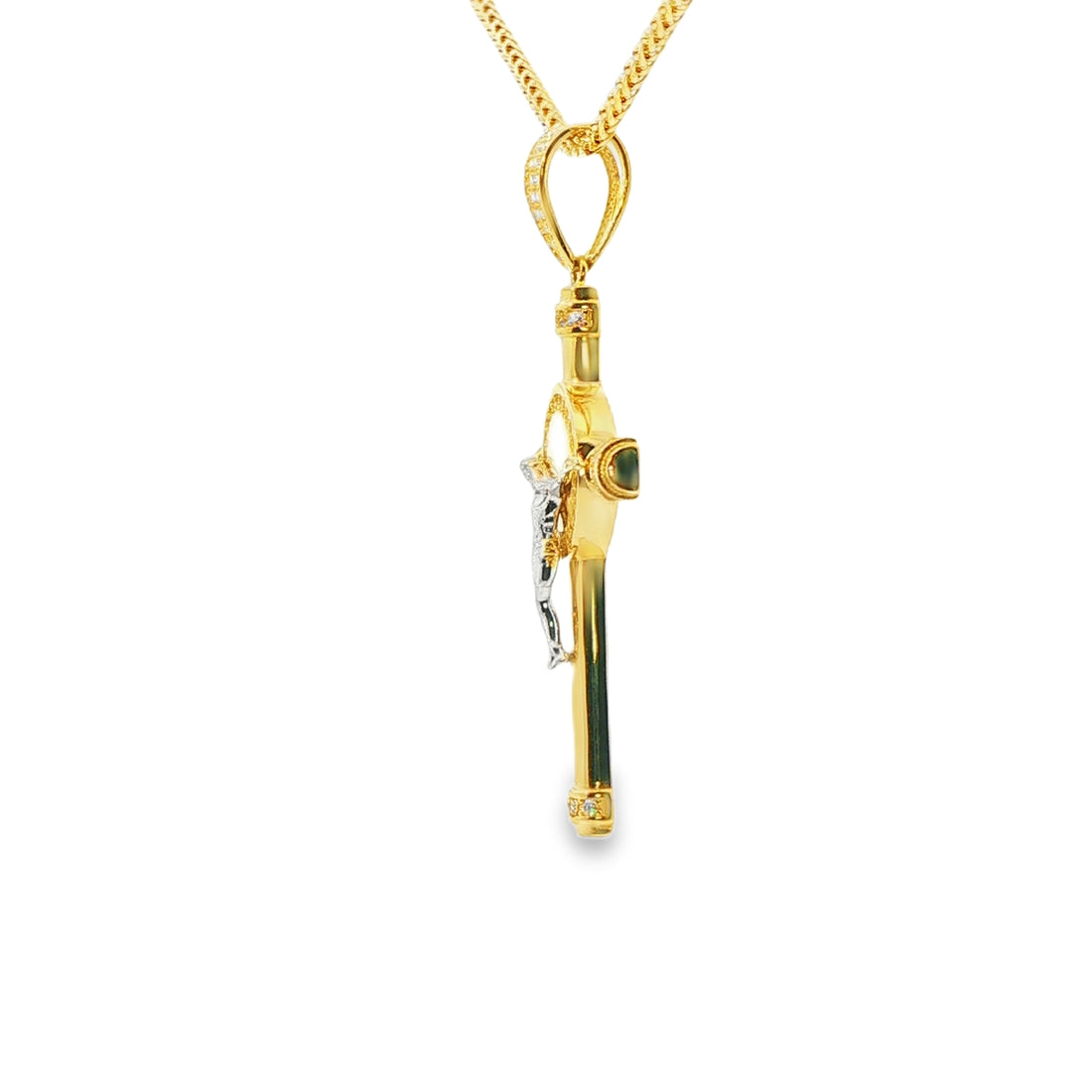 DIJE DE CRUZ EN ORO DE 14K