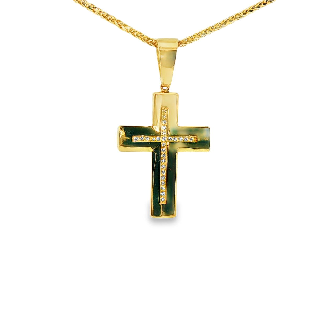 DIJE DE CRUZ EN ORO DE 14K