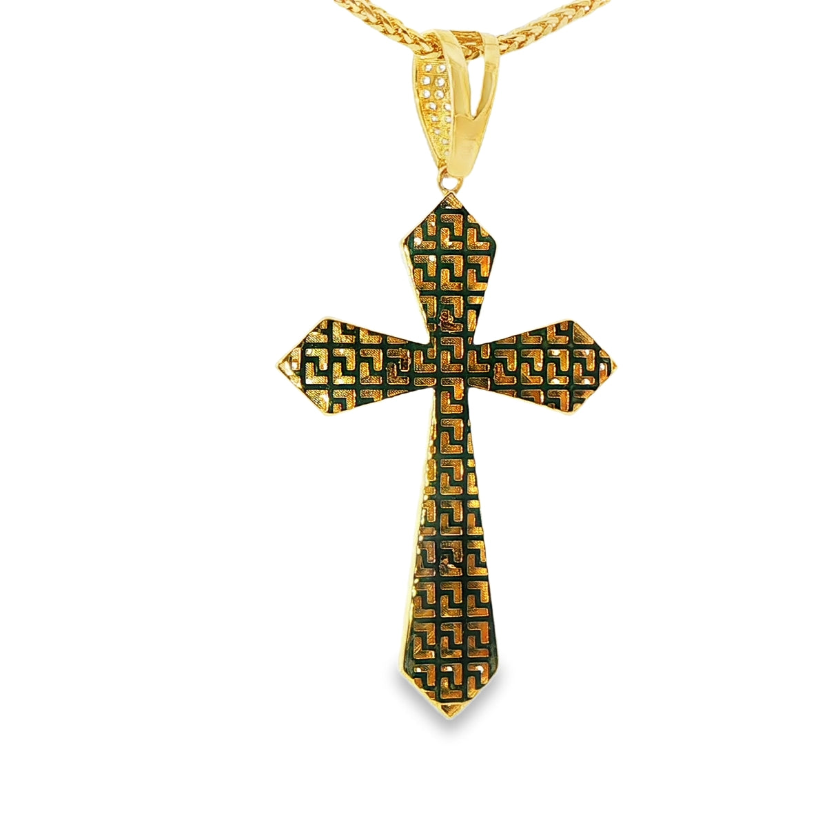 DIJE DE CRUZ EN ORO DE 14K