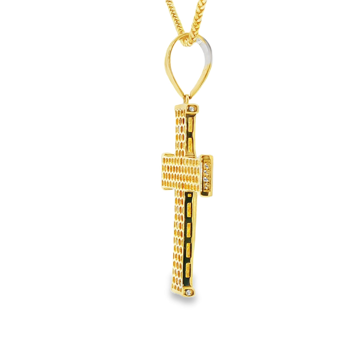 DIJE DE CRUZ EN ORO DE 14K