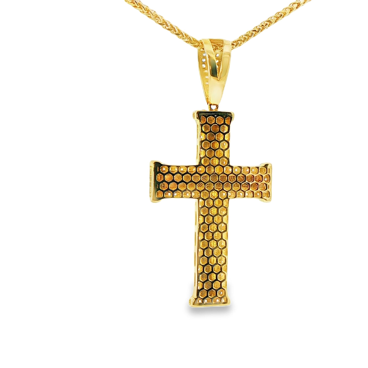 DIJE DE CRUZ EN ORO DE 14K