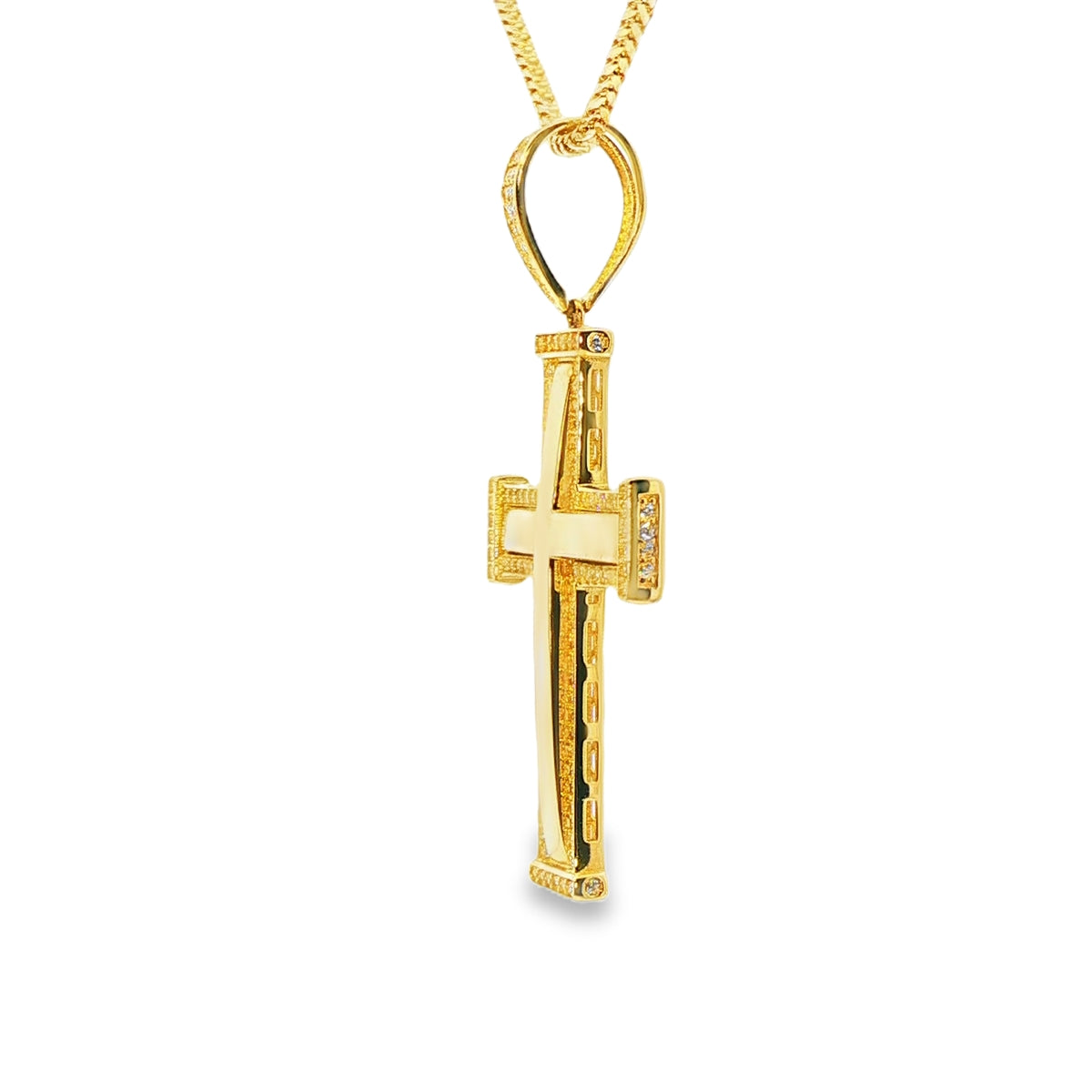 DIJE DE CRUZ EN ORO DE 14K