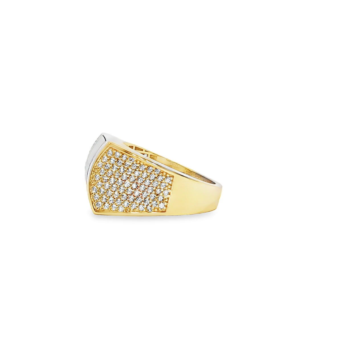 ANILLO DE CABALLERO EN ORO DE 14K