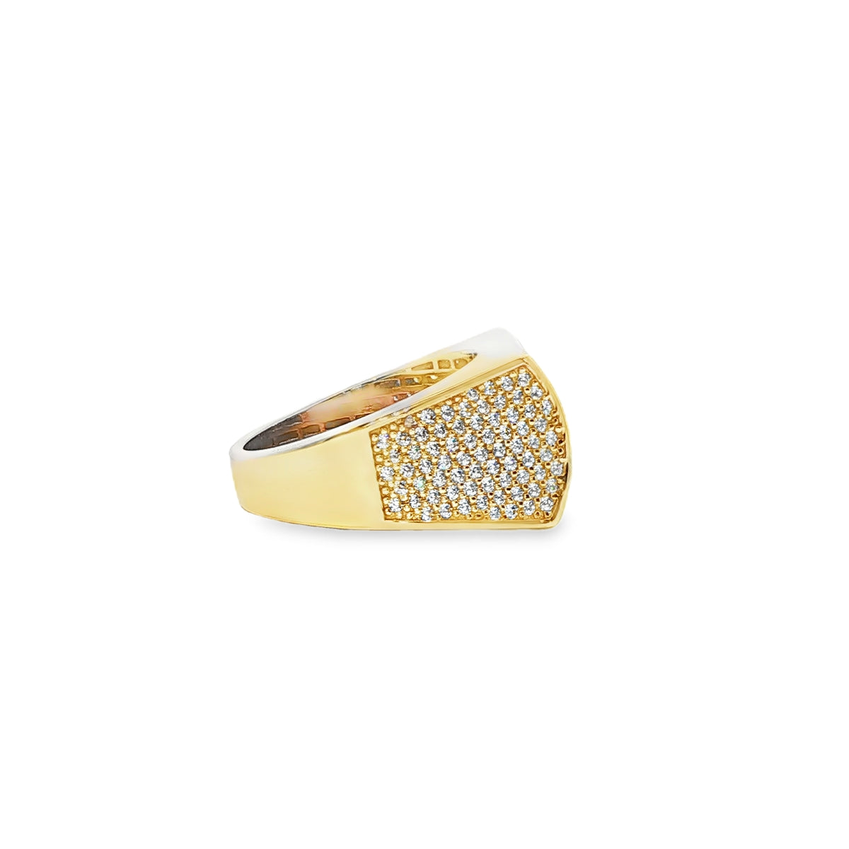 ANILLO DE CABALLERO EN ORO DE 14K