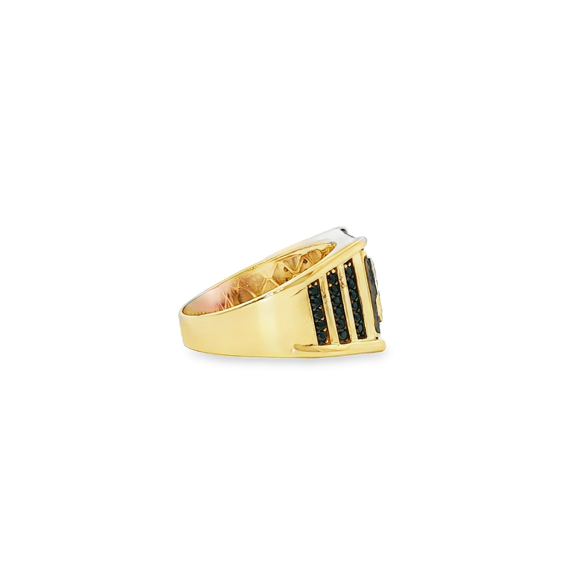 ANILLO DE CABALLERO EN ORO DE 14K