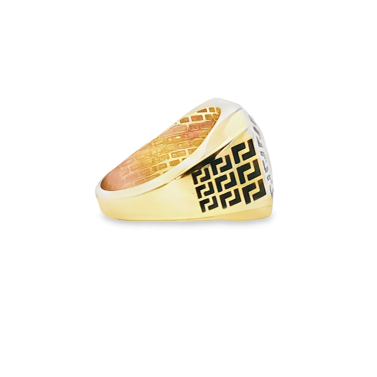 ANILLO DE CABALLERO EN ORO DE 14K