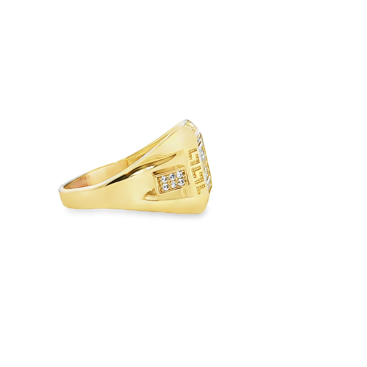ANILLO DE CABALLERO EN ORO DE 14K