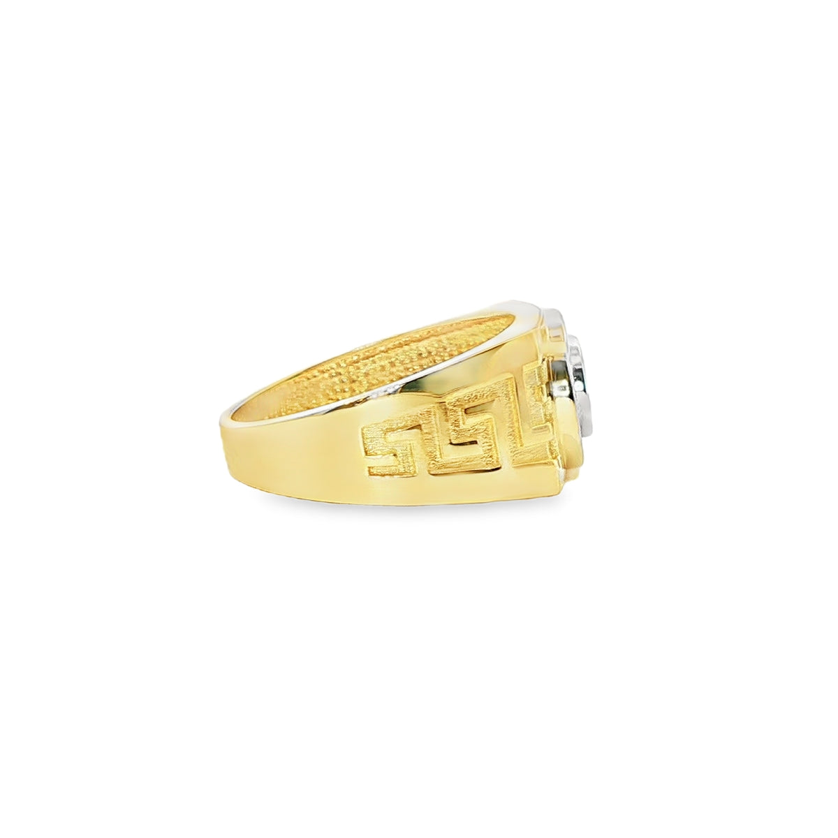ANILLO DE CABALLERO EN ORO DE 14K