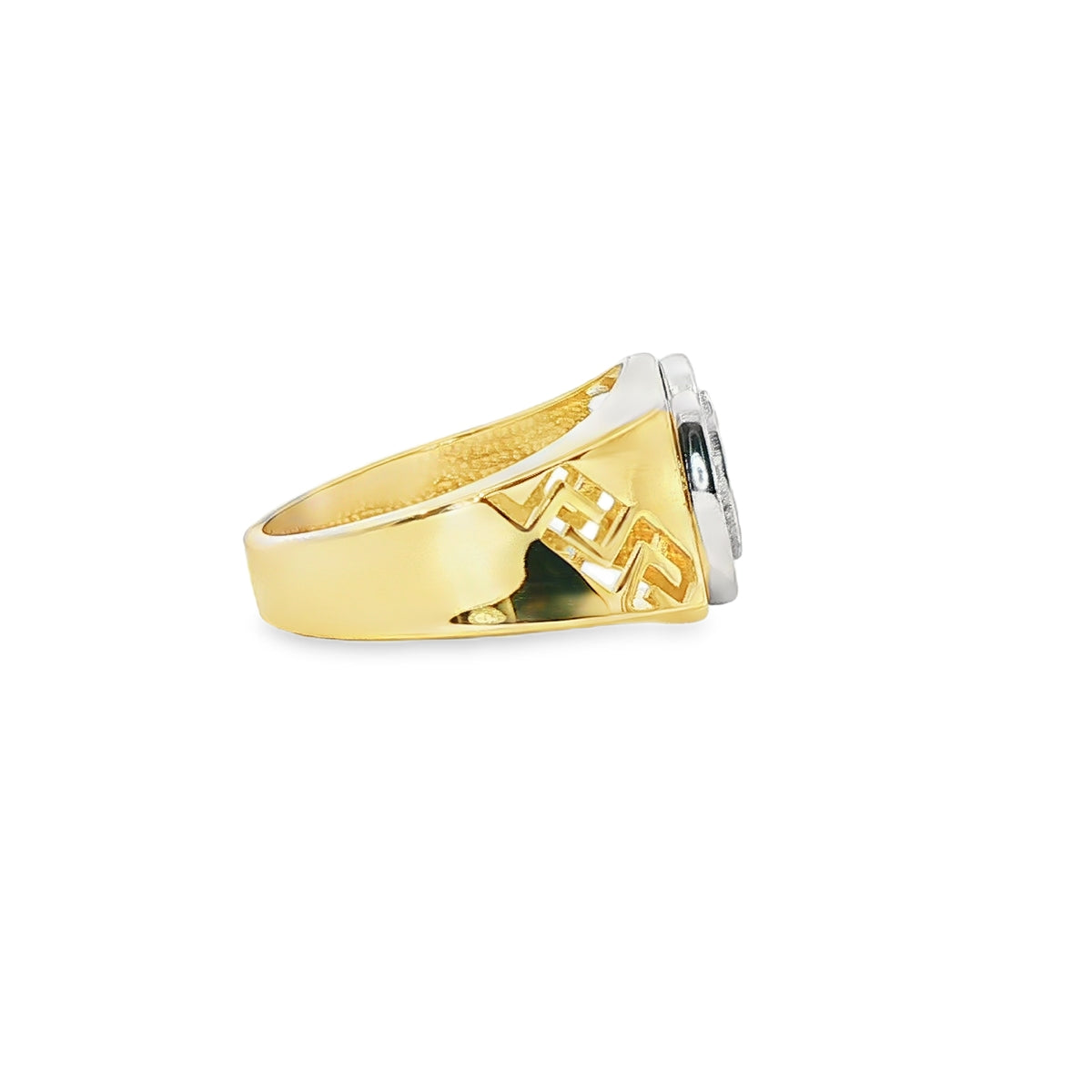 ANILLO DE CABALLERO EN ORO DE 14K