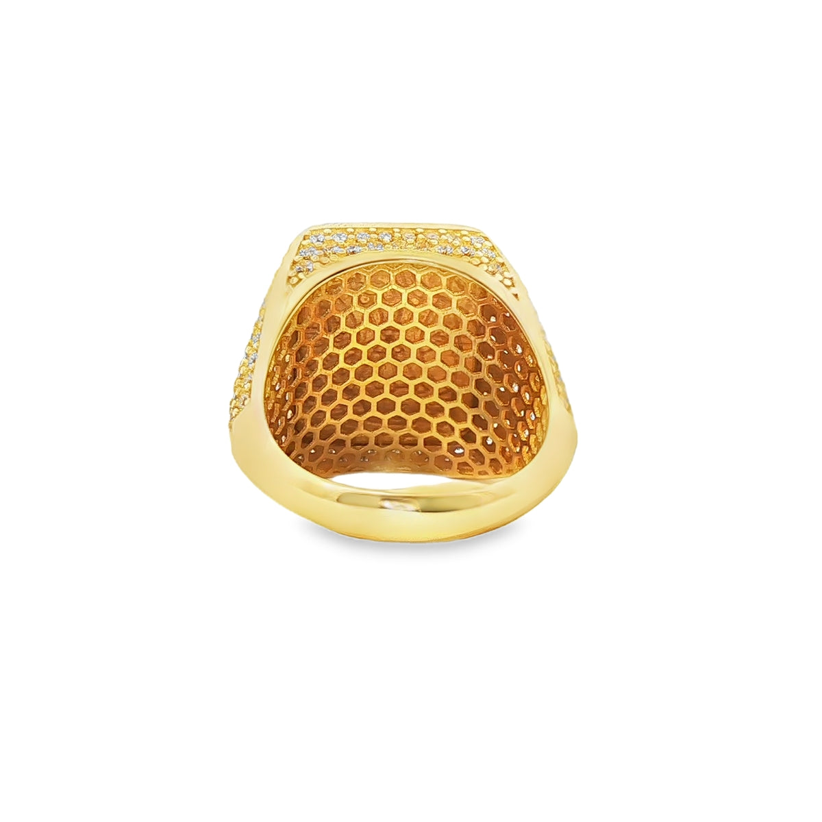 ANILLO DE CABALLERO EN ORO DE 14K
