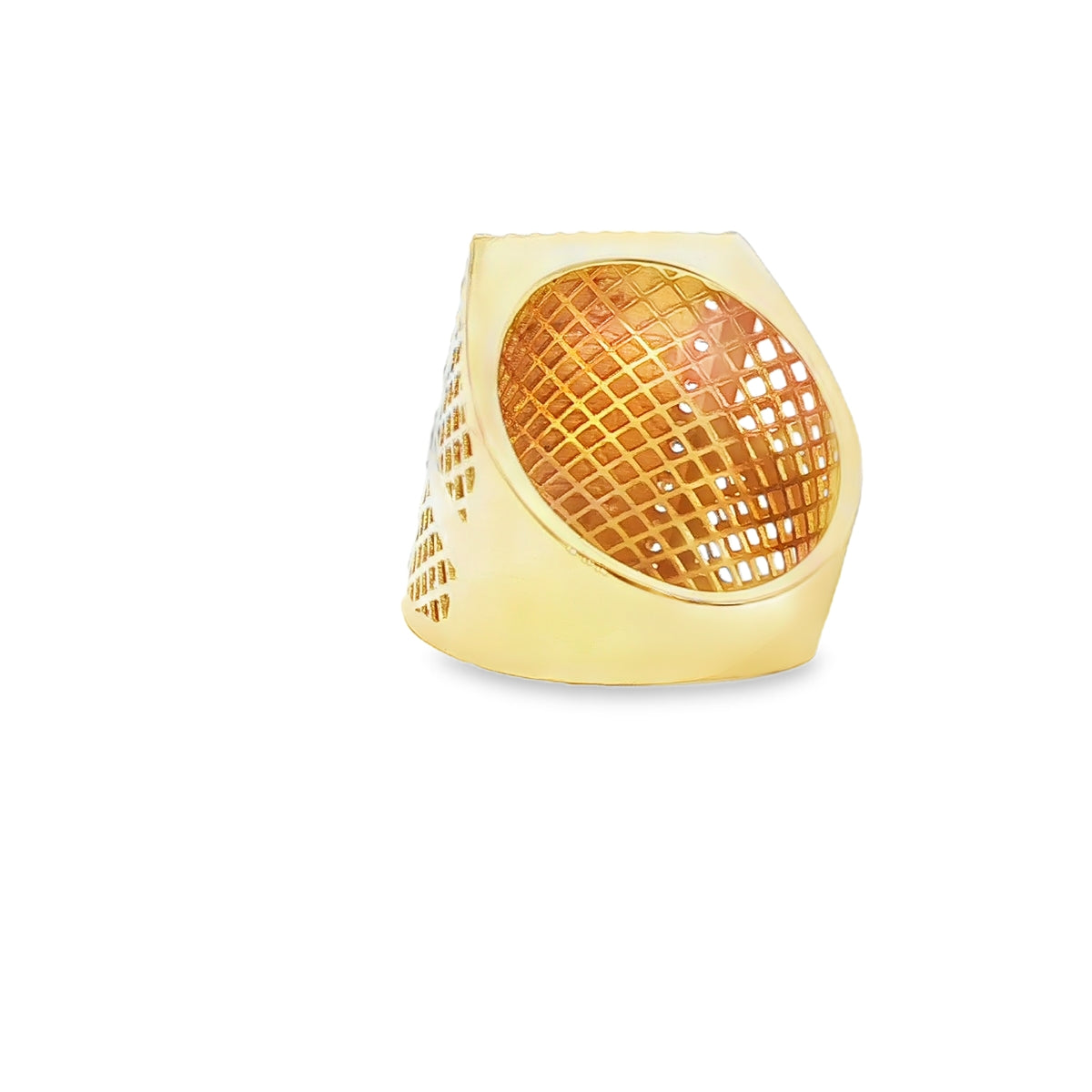 ANILLO DE CABALLERO EN ORO DE 14K