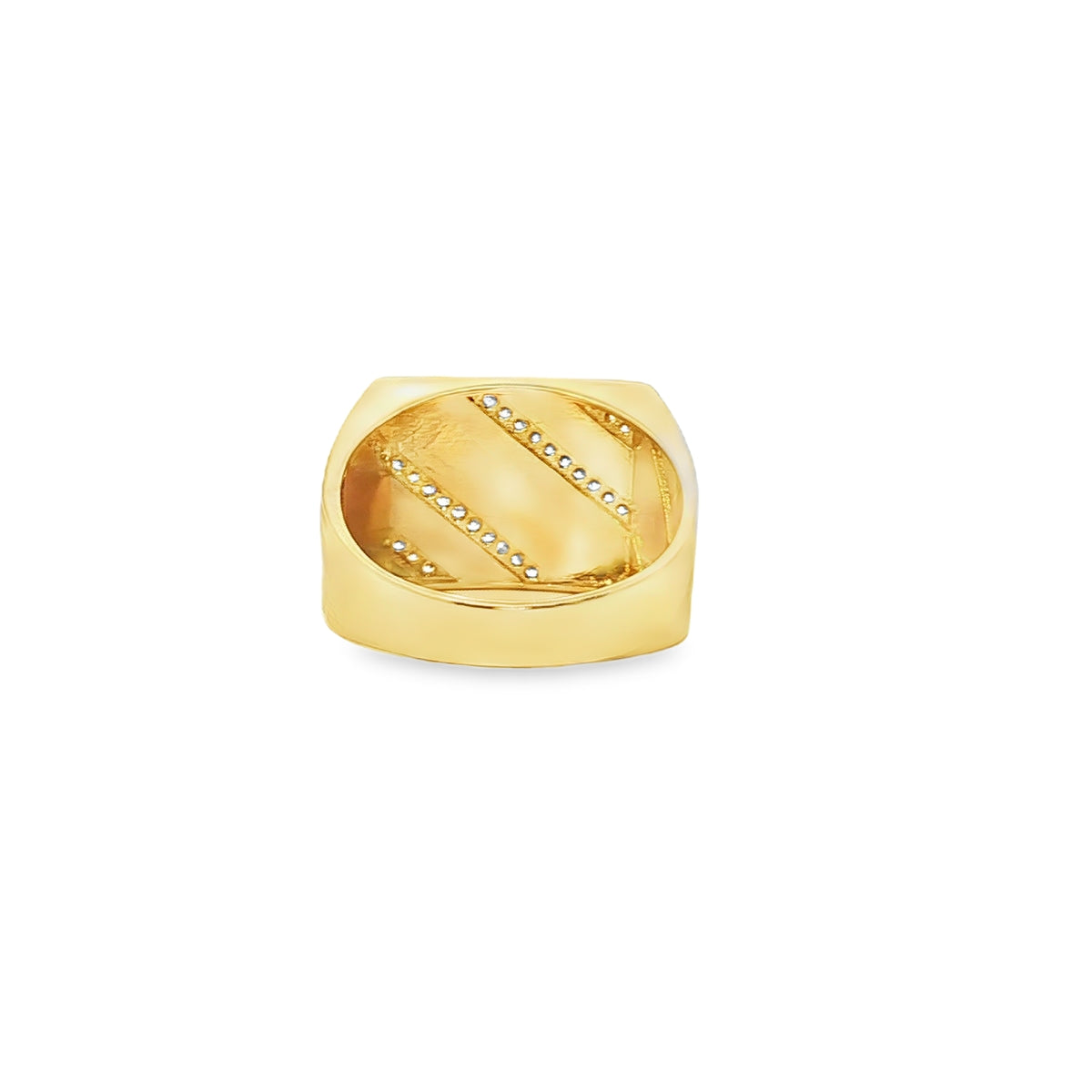ANILLO DE CABALLERO EN ORO DE 14K