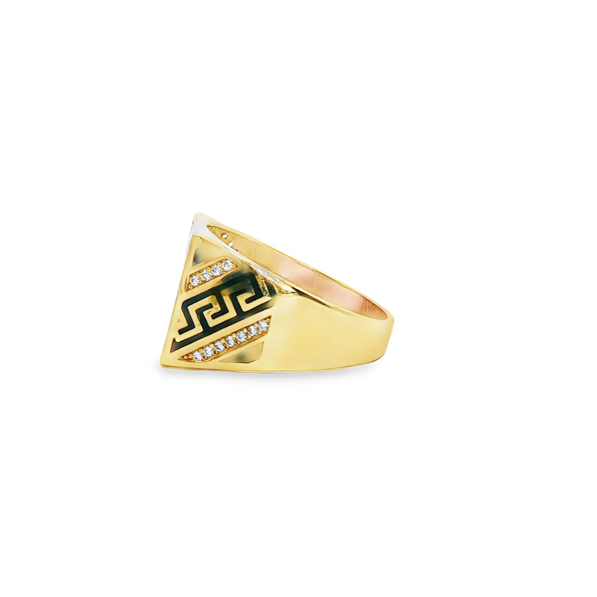ANILLO DE CABALLERO EN ORO DE 14K