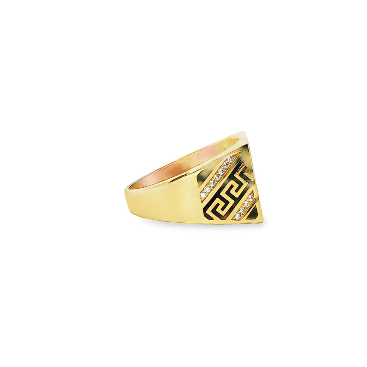 ANILLO DE CABALLERO EN ORO DE 14K