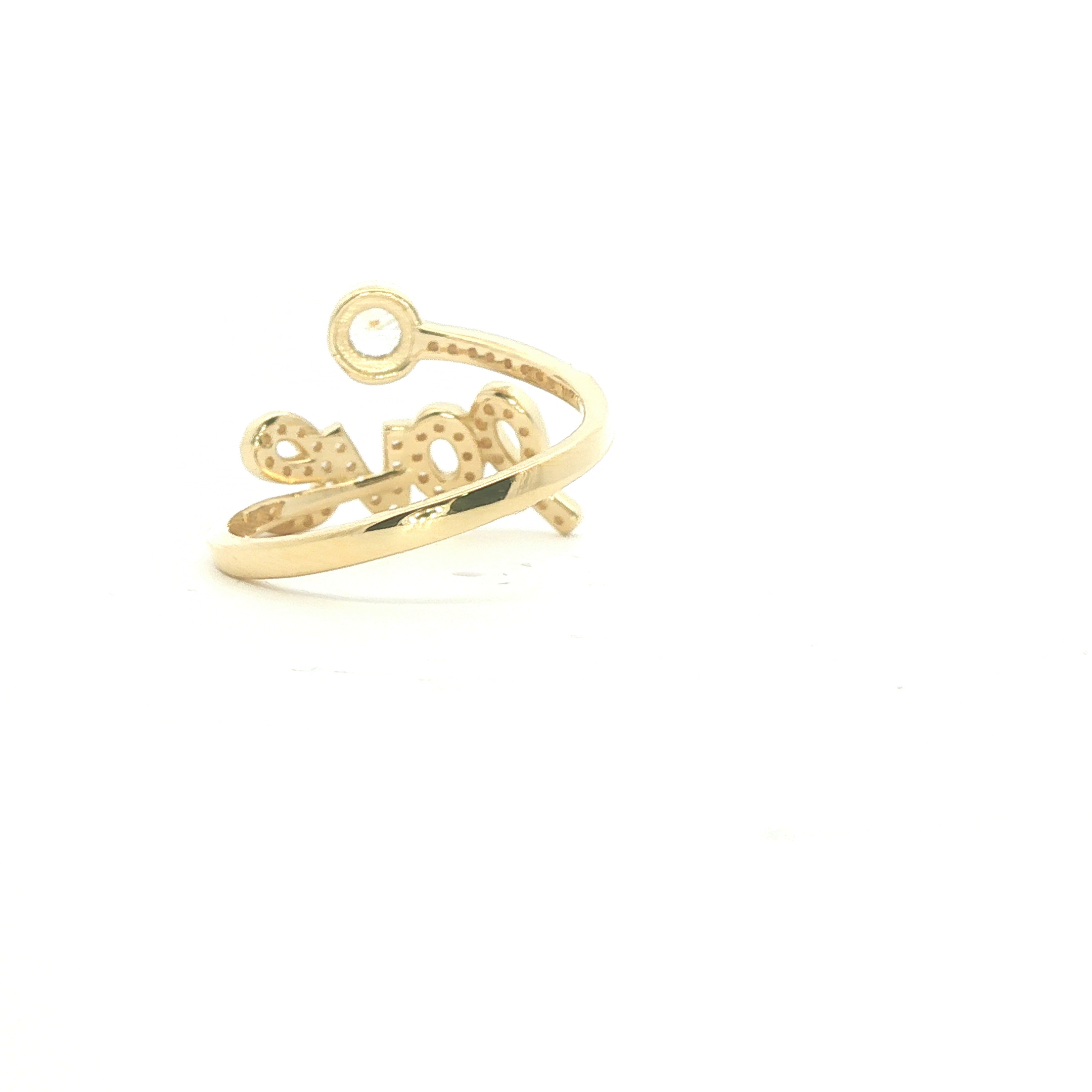Anillo "Love" en Oro 10K