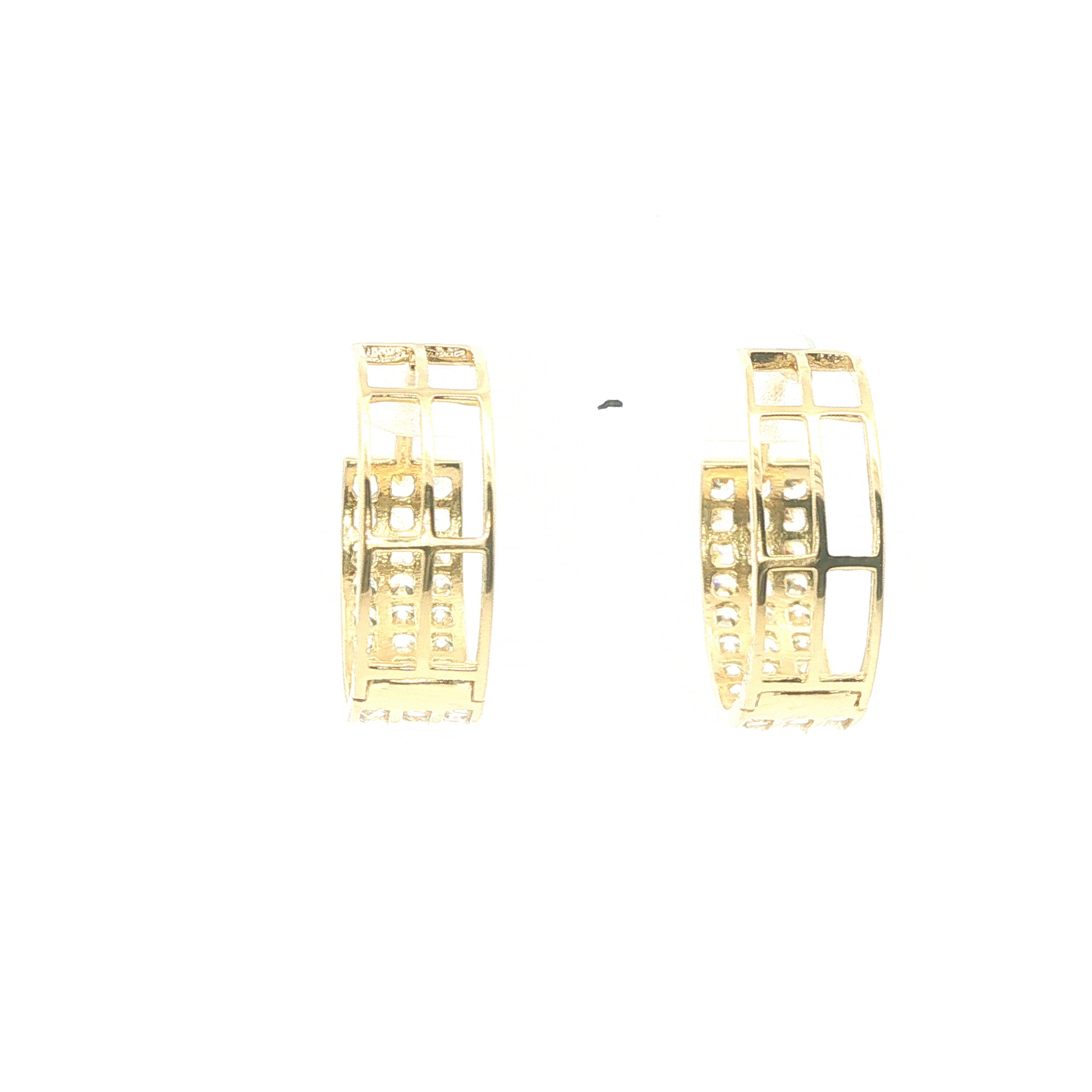 Arracadas de Diseño en Oro 10K