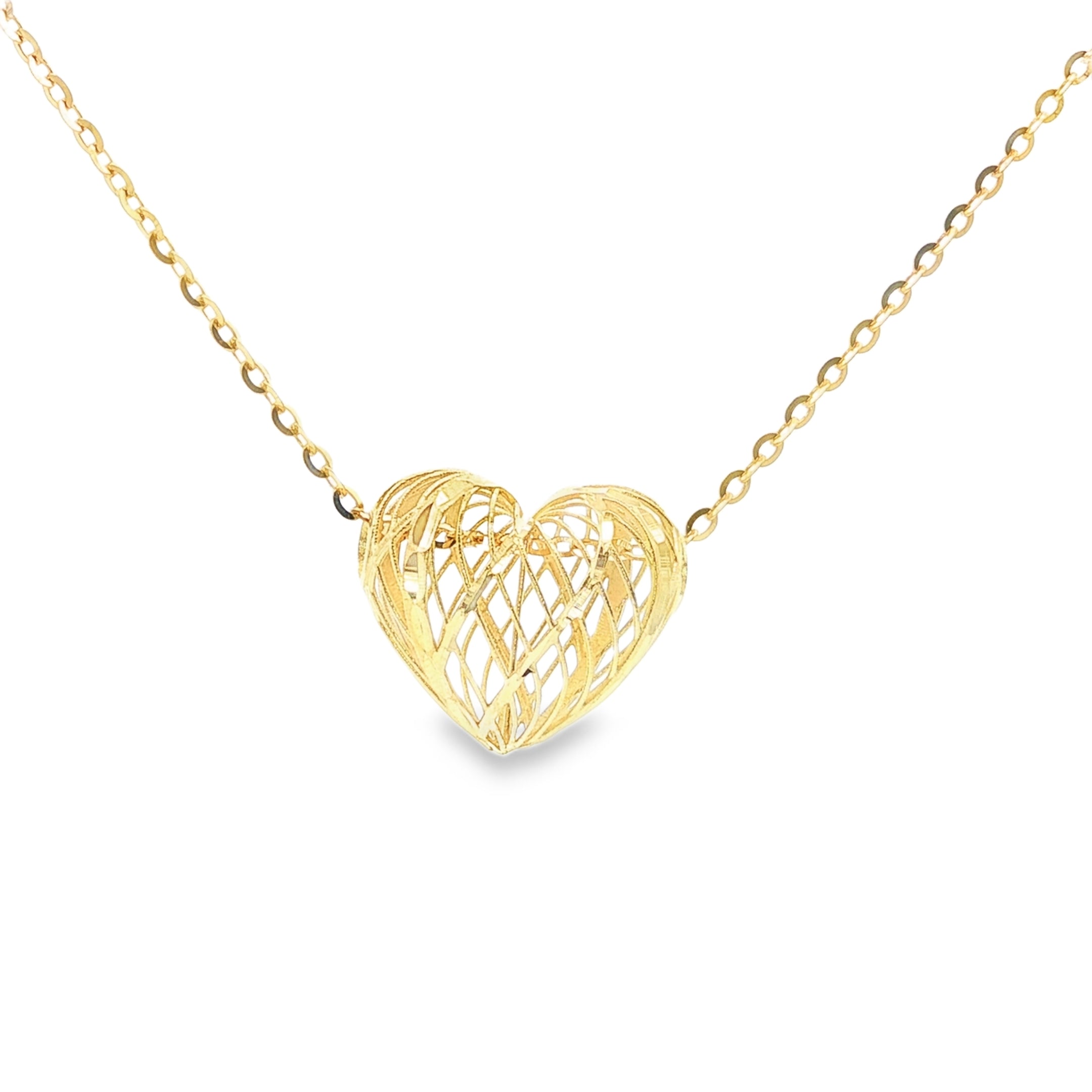 Gargantilla de Corazón en Oro 10K