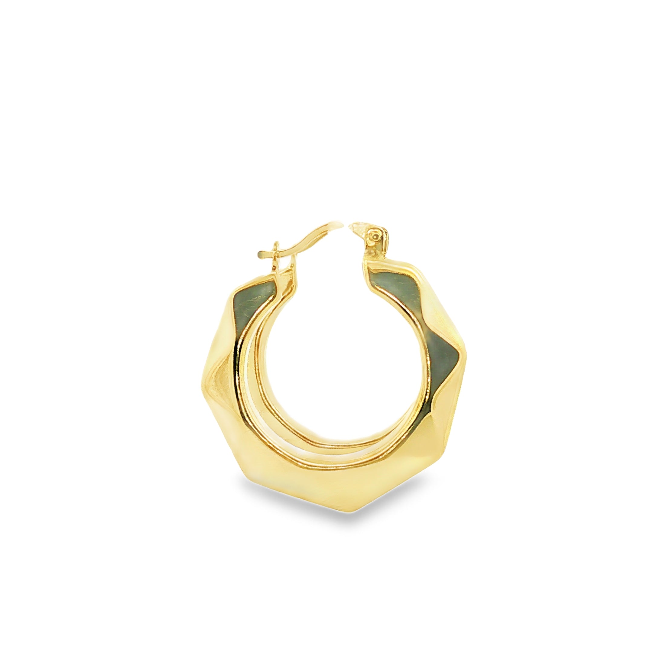 arracadas de diseño en oro 10K