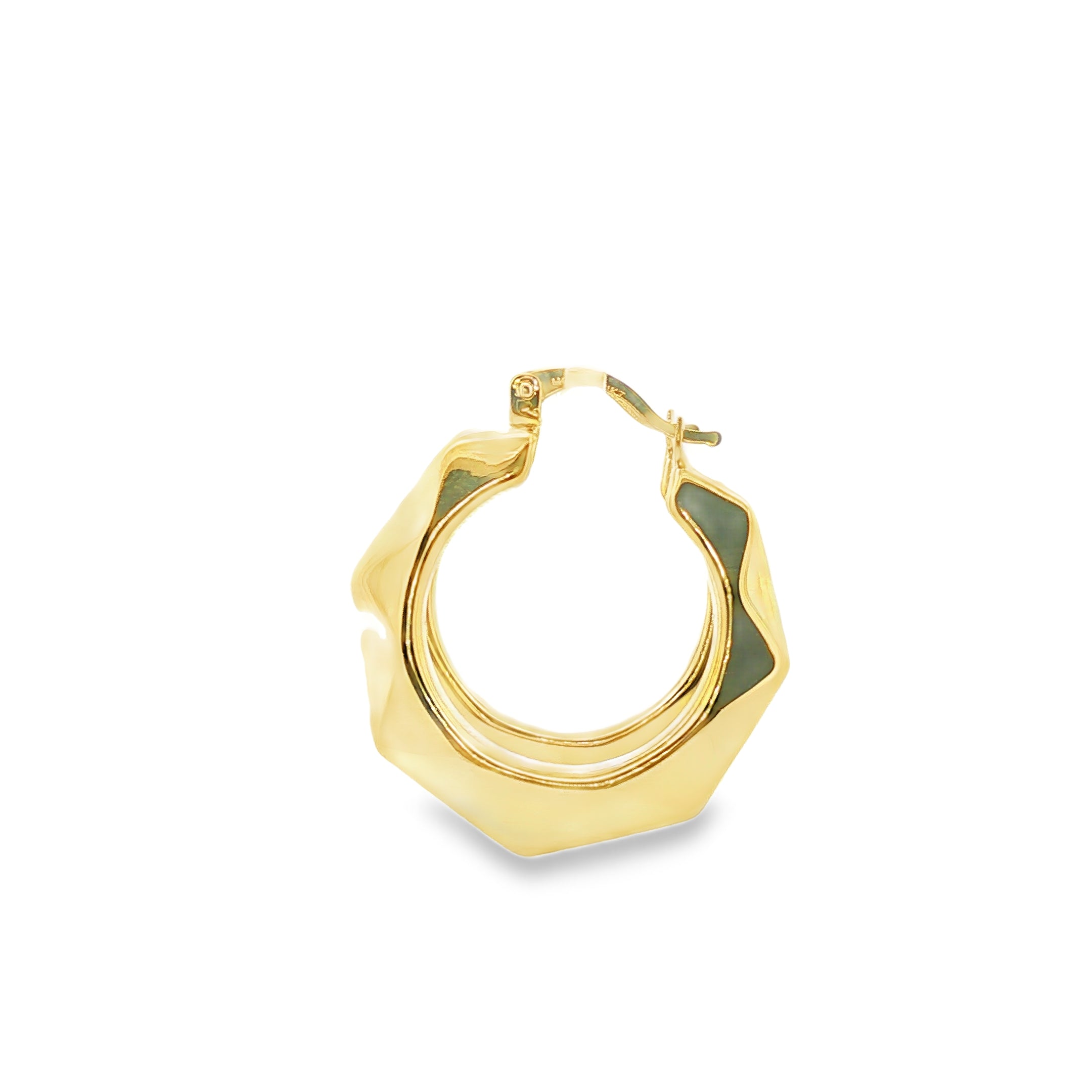 arracadas de diseño en oro 10K