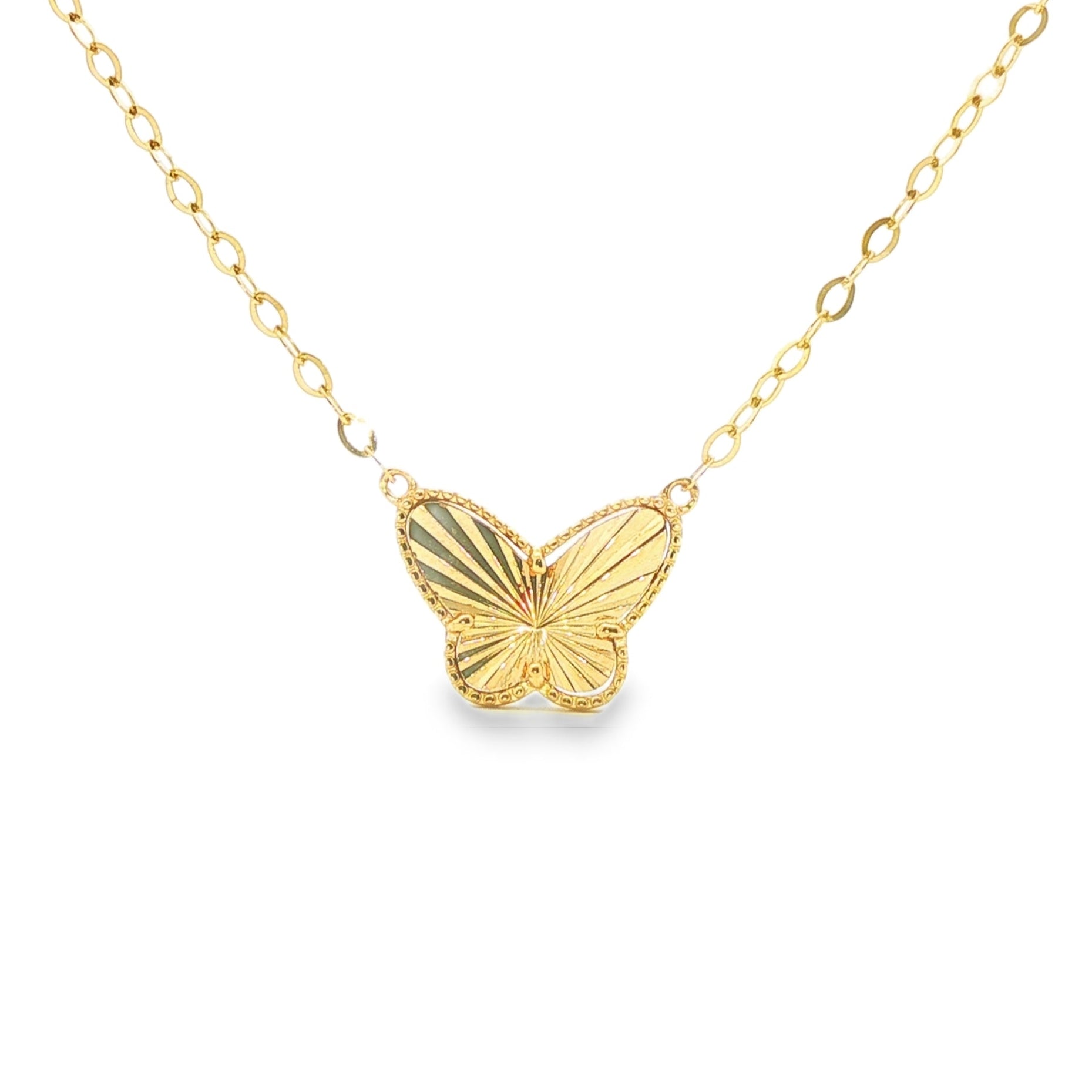 Gargantilla de Mariposa en Oro 14K