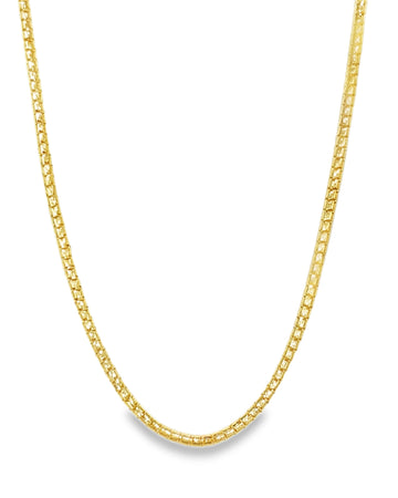 CADENA TEJIDO ESPECIAL ORO 14K