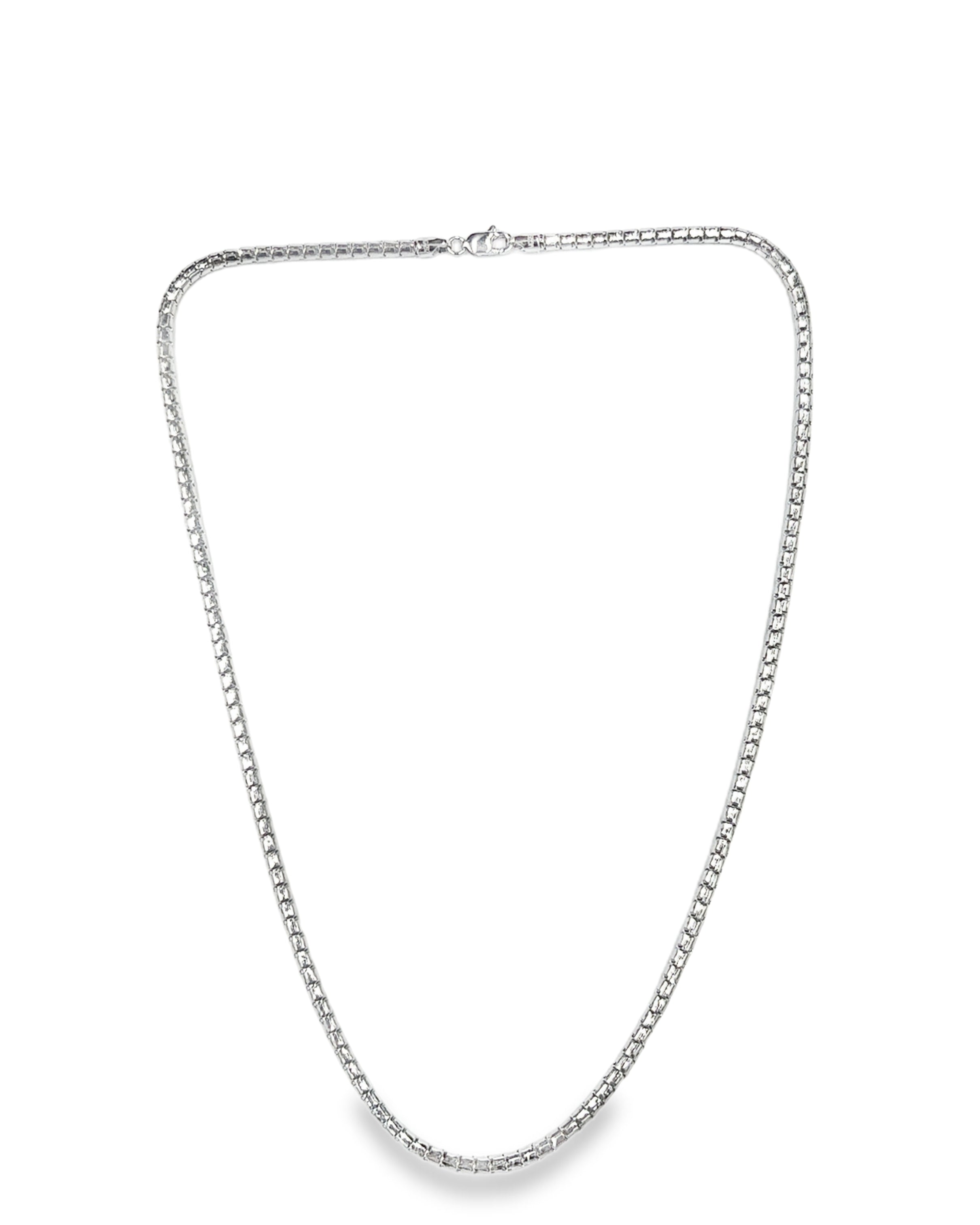 CADENA ESPECIAL EN ORO BLANCO 14K