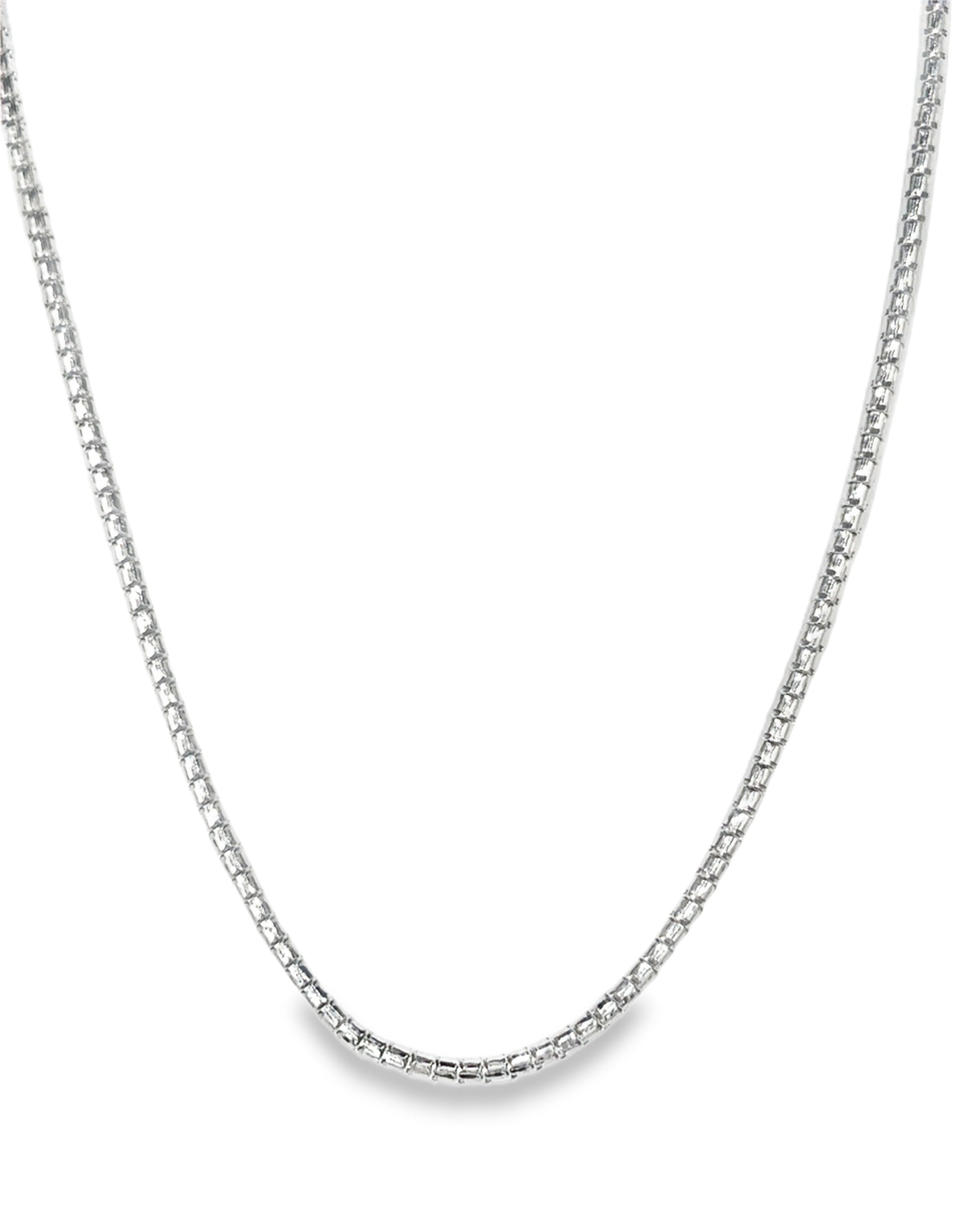 CADENA ESPECIAL EN ORO BLANCO 14K