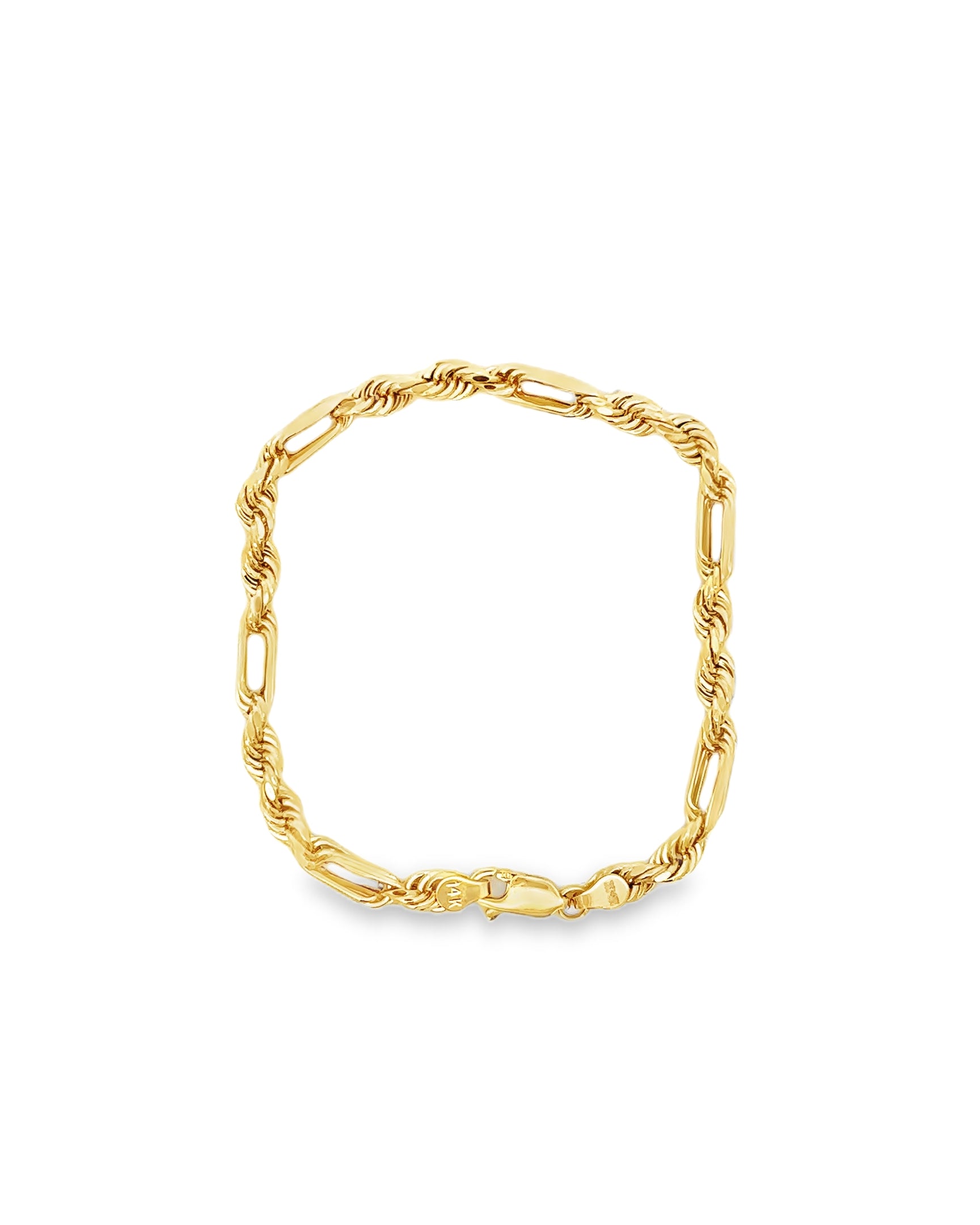 PULSERA FIGARO DE ORO 14K
