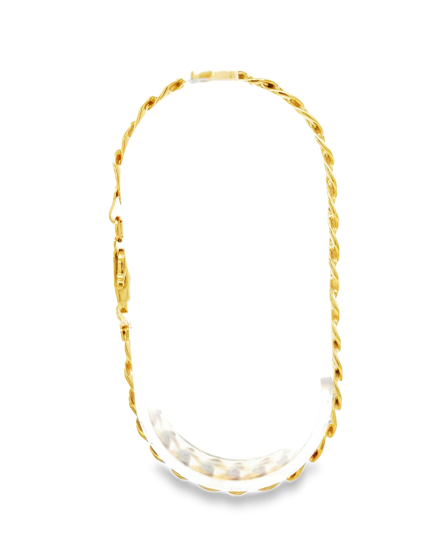 PULSERA BARBADA DE ORO 14K