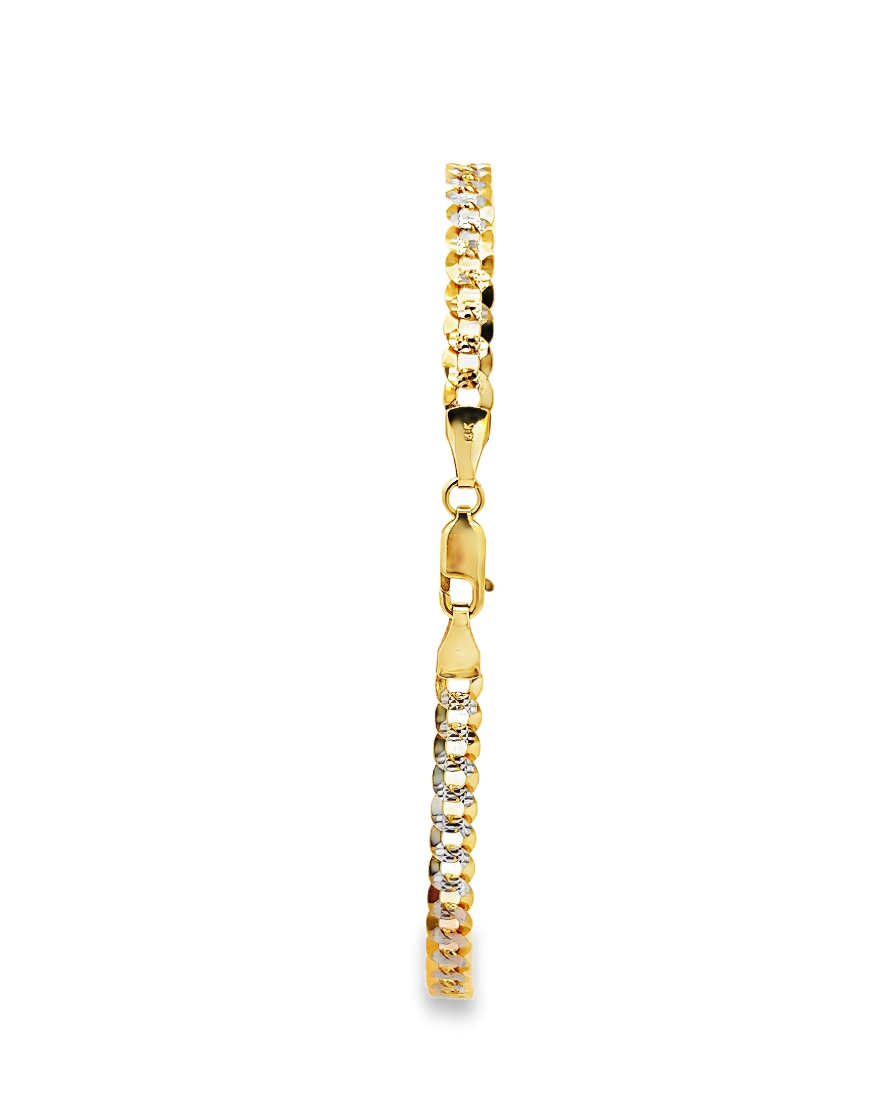 PULSERA BARBADA DE ORO 14K