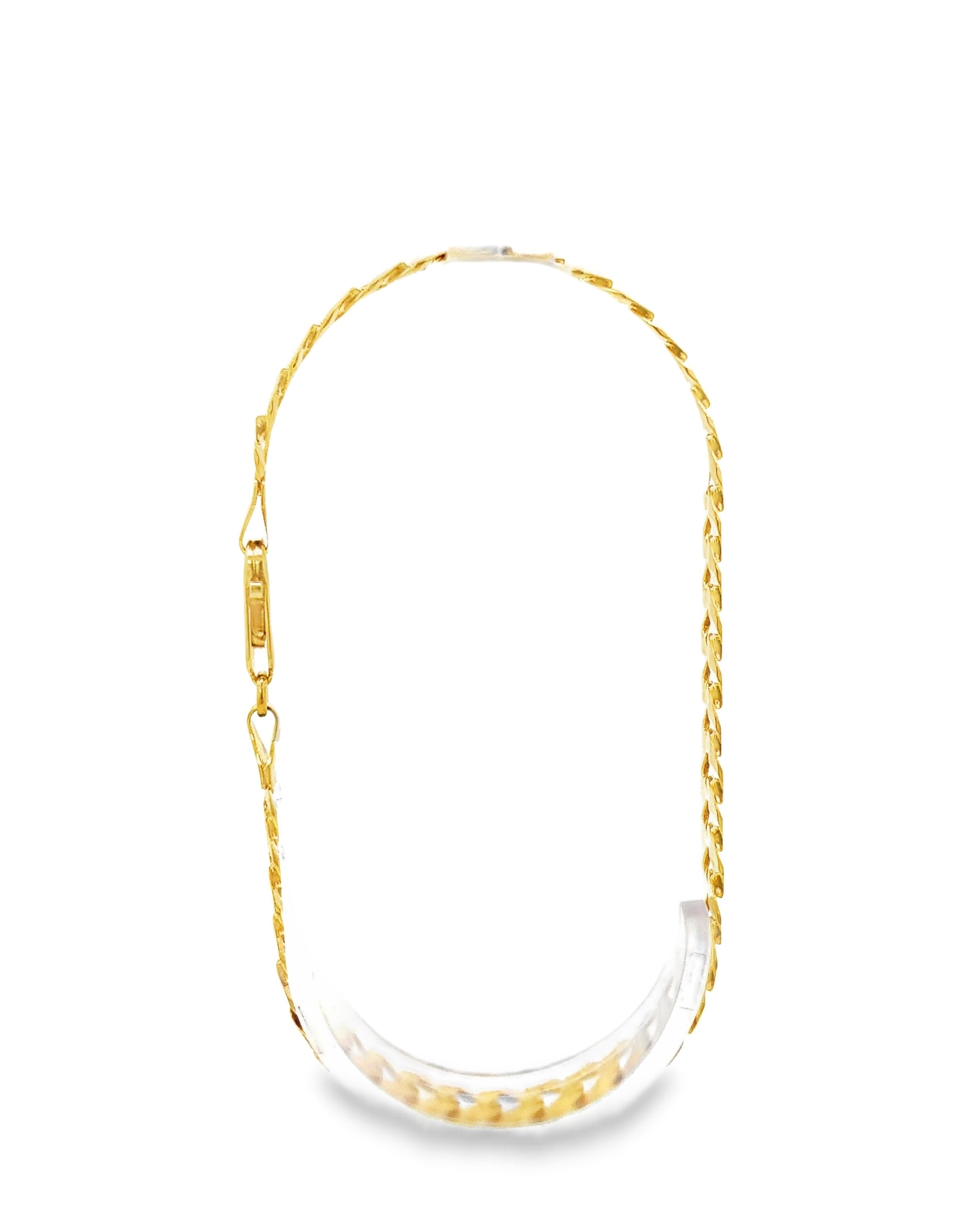 PULSERA BARBADA DE ORO 14K